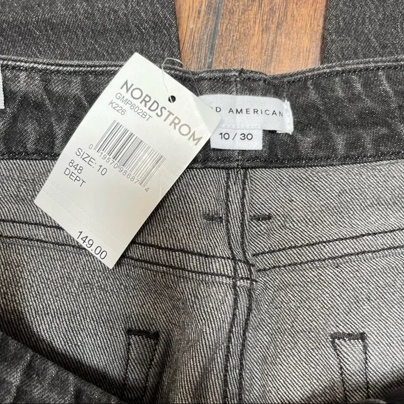 NWT Good American Good Mom Jeans in Black - Picture 5 of 7